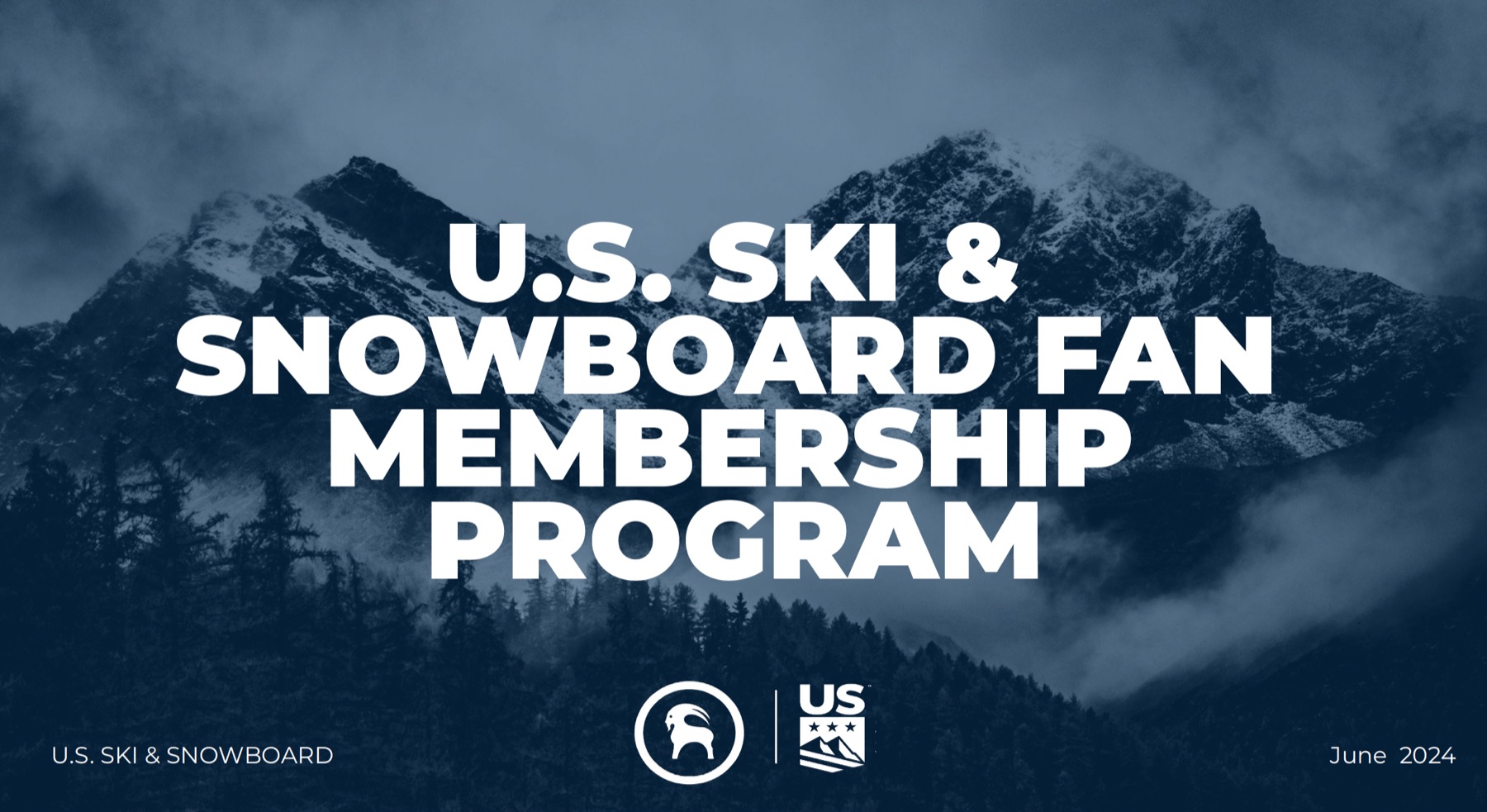 U.S. Ski and Snowboard fan membership program cover slide
